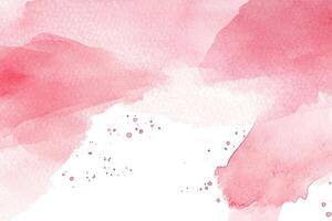 Watercolor pink background with white background photo