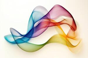 Abstract colorful wave abstract background photo