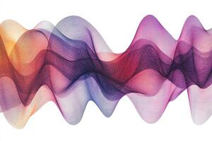 A wave of color is shown in this image photo