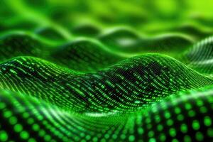 A green background with a lot of dots photo