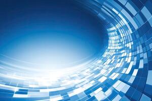 Abstract blue background with a circular shape photo