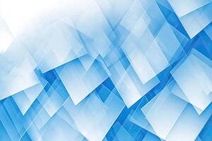 Abstract blue background with triangles photo