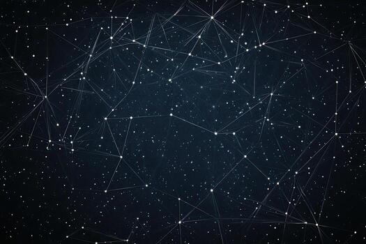 Abstract background with stars and constellations photo