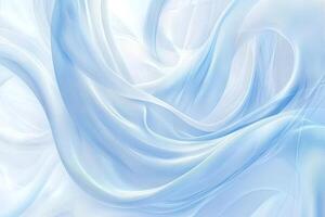Abstract blue and white fabric background photo