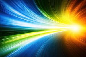 Abstract light background with a bright light photo