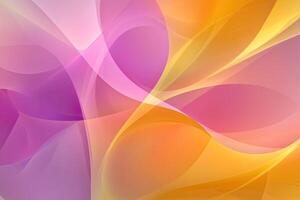 Abstract background with purple, yellow and orange colors photo