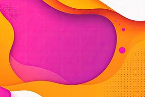 Abstract background with orange and pink colors photo