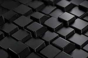 Black cubes background wallpaper photo