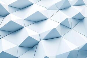 Abstract 3d background of blue and white cubes photo