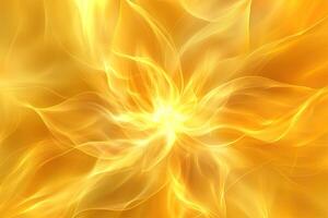 Golden flame abstract background photo