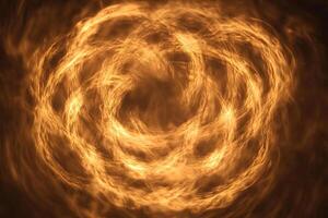 A circle of fire is shown in the middle of the screen photo