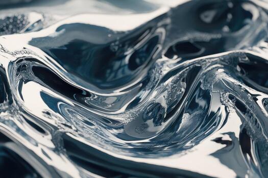 A close up of a liquid surface with swirls photo