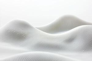 A white wave pattern on a white surface photo