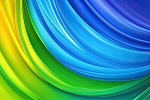 Colorful abstract background with waves photo