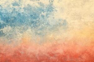 Grunge texture background with red, yellow and blue colors photo