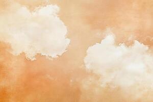 Clouds on a brown background photo