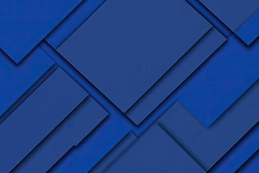 A blue background with a few squares photo