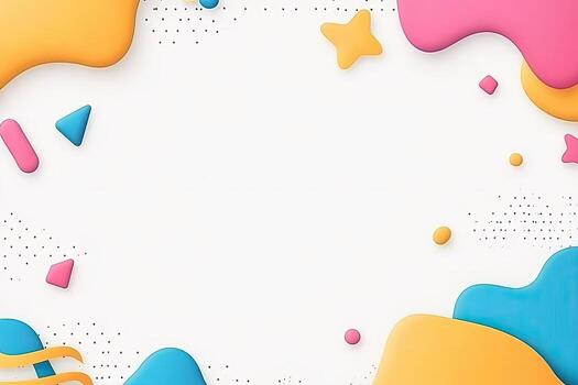Colorful abstract background with a white background photo
