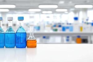 Laboratory equipment and laboratory chemicals photo