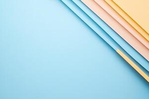Colorful paper background with diagonal lines photo