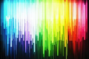 Colorful rainbow background with a black background photo