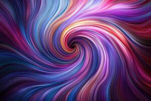 Colorful swirl background with a dark background photo