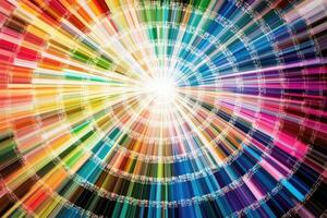 Color wheel abstract background with many colors photo