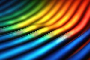 A rainbow colored background with a wave pattern photo