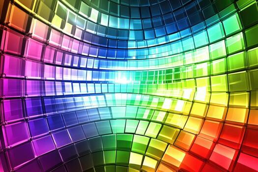 Colorful abstract background with a rainbow effect photo