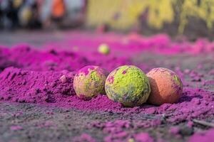 Holi festival of colors photo