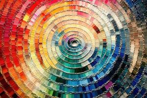 Color wheel, color swatches, color palette, color wheel, color wheel, color wheel, photo