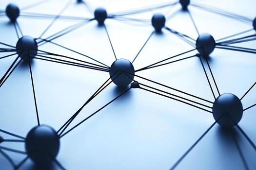 A network of connected objects photo