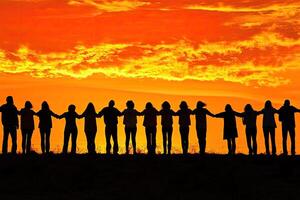 Unity at Sunset photo