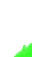 Abstract brush strokes animation transition loop with 4K alpha channel on green screen background video