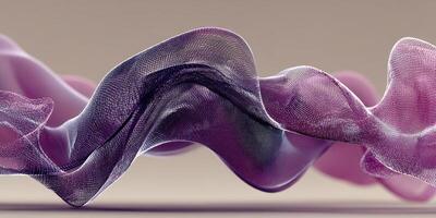 Colorful abstract wave pattern showcasing fluid motion on a smooth surface photo
