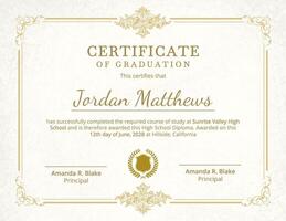 High School Fresh Graduates template