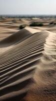 Scenic view of a dry landscape in Thar Desert, Rajasthan photo