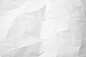 White Paper Texture Crumpled white paper abstract shape background with space for text photo