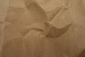 Recycle Paper Texture background. Crumpled Old craft paper abstract shape background with space paper for text high resolution photo