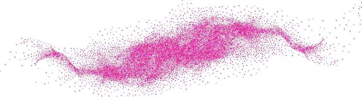 A graph of dots that are pink and white vector