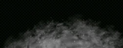 A black and white image of a fire with smoke coming out vector