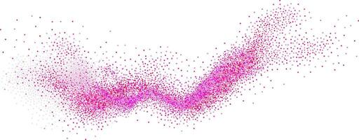 A pink dot pattern is shown on a white background vector