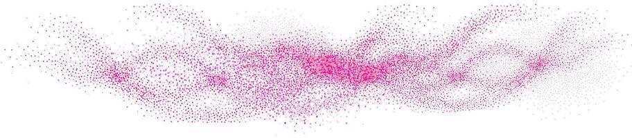 A bunch of pink dots on a white background vector