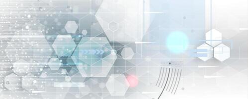 hexagon abstract background with simple polygonal elements. Medical, business, technology or science design vector