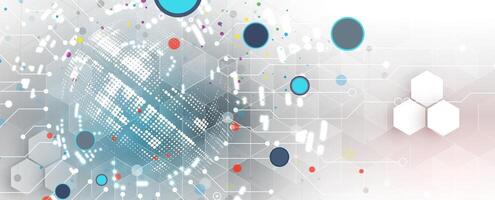 a colorful abstract background with many different colored dots vector