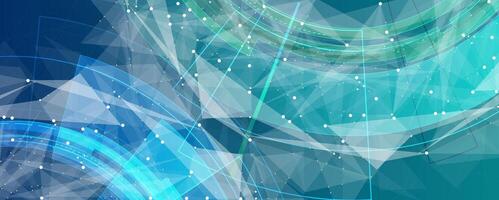 Technology futuristic science background for internet business. Big data concept. vector