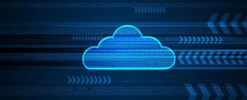 cloud computing technology concept illustration vector