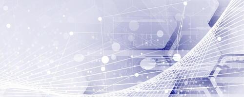 a blue and white abstract background with a computer screen vector