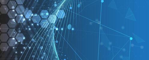 Abstract data background. Futuristic technology style vector