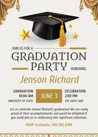 Graduation Party Invitation template